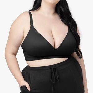 Kindred Bravely Minimalist maternity and nursing T shirt bra - M busty
